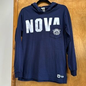 Victoria Secret Pink Villanova long sleeve with hood size XS.